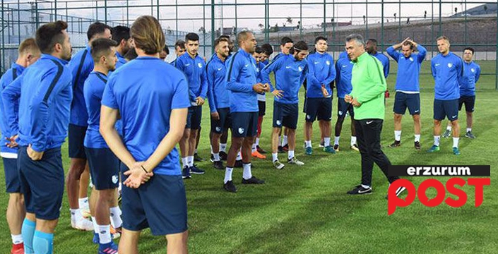 B.B. Erzurumspor Atiker Konyaspor maçı hazırlıklarını tamamladı