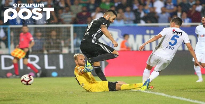 Beşiktaş, Erzurum'da  ikinci yarıda kanatlandı: 1-3