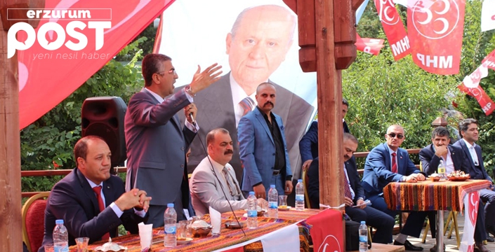 Erzurum MHP'de bayram buluşması