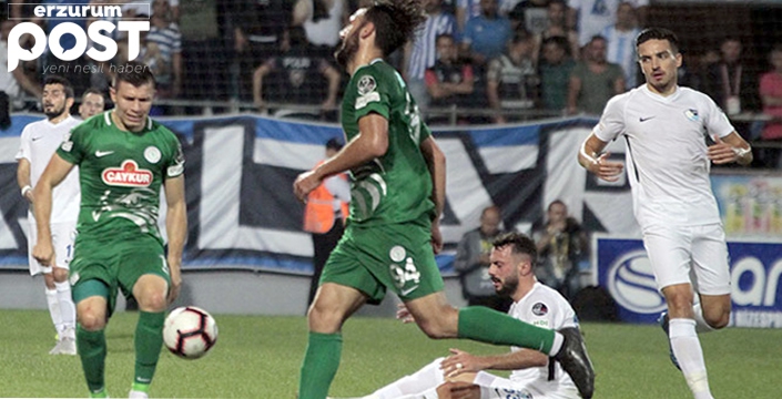 Erzururmspor, Süper Lig'de ilk puanını Rize'den aldı: 0-0